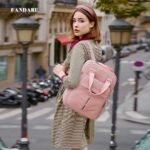 New leisure nylon ladies CHINA Bagpack (pink) - Image 4