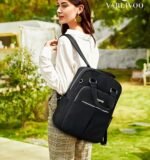 New leisure nylon ladies CHINA Bagpack (Black) - Image 3